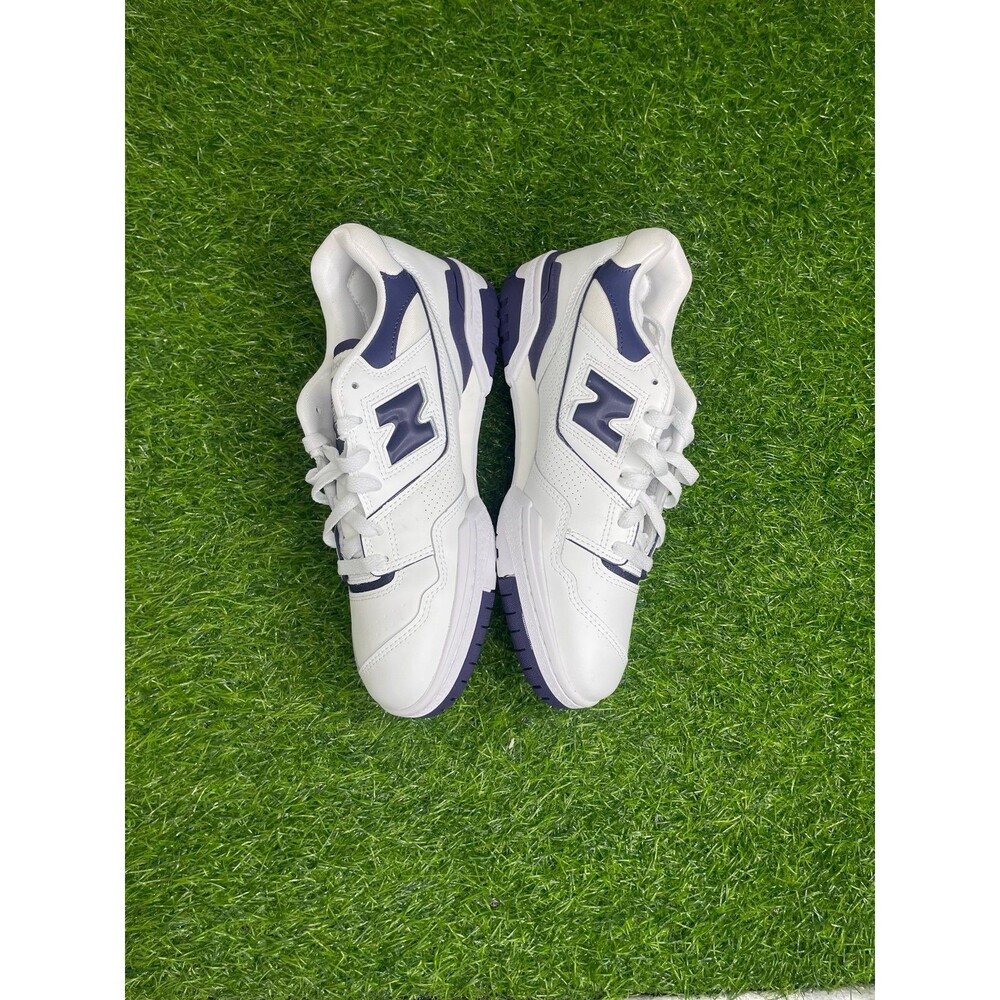 New Balance 550 White Dark Mercury Size Men’s 9.5 (BRAND NEW WITH BOX) - Picture 5 of 7